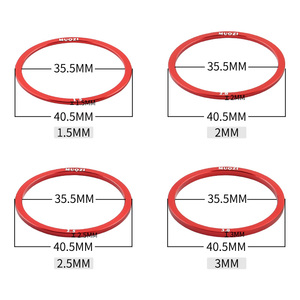 18136 MUQZI 1.5/2/2.5/3mm route pliante vtt vélo BB ensembles rondelle <span class=keywords><strong>Cassette</strong></span> roue libre pédaliers joint vélo pédalier entretoise - Product Image 5