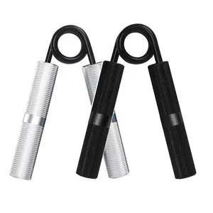 Zakerda Metal El Kavrama Güçlendirici Egzersiz Aleti Spor Salonu Fitness Sıkacağı 50-300 <span class=keywords><strong>LBS</strong></span> Siyah/Gümüş Özel Logo - Product Image 1