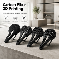 Piezas Impresas en 3D de Fibra de Carbono Personalizadas, Componentes de Carreras de Alto Rendimiento en Nylon PA12 SLS, Servicio Profesional de Prototipos de Fábrica