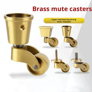 Mehrere Arten von Messing rollen, Möbel tische Stühle Fußmatten Silent Metal Heavy-Duty Universal räder - Product Image 2