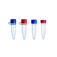 Microtube en plastique de 1,5 ml avec fond conique et bouchon à vis, tube de microcentrifugeuse pour laboratoire