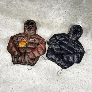 Winter Wear <b>Zip</b> <b>up</b> Heat Reactive Fabric Down <b>Jacket</b> Custom Design Warm Windbreaker Coat Puffer Down Heat Reactive <b>Jacket</b> for Men - Product Image 2