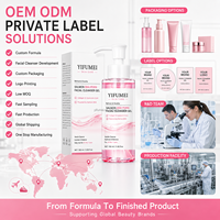 Gel Nettoyant Visage au ADN de Saumon PDRN, Nettoyage Doux, Hydratant, Équilibrant, Soin Quotidien pour Tous Types de Peau, Flacon OEM