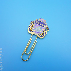 Metal Logo Paperclips 75mm Gold Stationery <b>Bookmarks</b> Business Gifts - Product Image 4