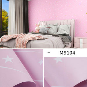 Rollo de <span class=keywords><strong>papel</strong></span> tapiz para niños moderno Floral Easy Peel Stick, <span class=keywords><strong>papel</strong></span> de pared fácil de limpiar en relieve para habitación de niños, decoración Interior DIY - Product Image 4