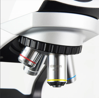 Microscope biologique trinoculaire LED WF10X avec oculaires 4X, 10X, 40X pour laboratoire, école et enseignement médical - Vente en gros OEM usine