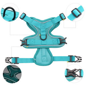 <span class=keywords><strong>Harness</strong></span> Anjing Empuk Berkualitas Tinggi dengan Klip Depan Anti Tarik, Reflektif, dan Label Pribadi Custom yang Laris Manis - Product Image 3