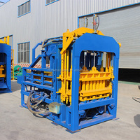 Machine automatique de fabrication de blocs de béton creux QT6-15, machine de fabrication de briques en béton