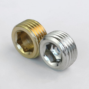 Brass Ống phù hợp cắm 3/4 ''-14 <span class=keywords><strong>NPT</strong></span> nam threading chìm <span class=keywords><strong>Hex</strong></span> cắm - Product Image 2