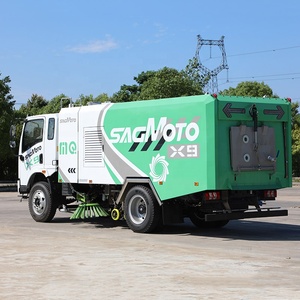 Camion balayeuse routière intégrée haute pression pour l'entretien sanitaire municipal, modèle robuste pour l'extérieur, fabriqué en Chine - Product Image 1