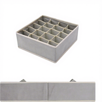 Boîte de rangement pliable ajustable au design moderne, en tissu de haute qualité, rectangulaire, pour sous-vêtements et vêtements, pour armoire