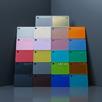 Plaque acrylique givrée colorée pour éclairage LED, 3 mm, 1220x2440 mm, pour diffuseur LED