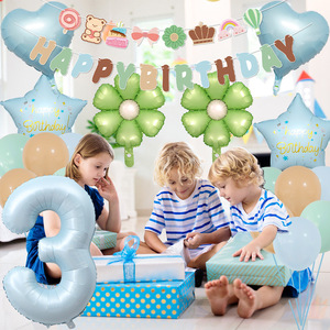 Set di palloncini di compleanno per Baby Shower retrò opaco <span class=keywords><strong>1</strong></span> ° decorazione per festa di <span class=keywords><strong>buon</strong></span> compleanno oggetti di scena per festa in Baby Shower per bambina - Product Image 2