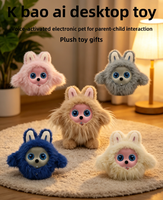 Kawaii Plüschtier, KI-gesteuertes Elektronisches Haustier, Interaktives Spielzeug, Desktop-Begleiter, Eltern-Kind-Interaktionsspielzeug, Roboter-Spielzeug