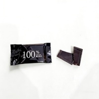 Barra de Chocolate Negro al 85% con Relleno de Café y Nueces, Bajo en Azúcar, en Caja de Regalo para Venta al por Menor y Marca Privada OEM
