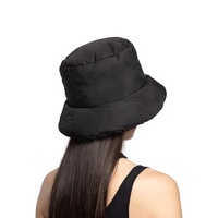 Chapeau de camping en toile de nylon imperméable unisexe pour l'hiver, ultraléger, chaud, imprimé animal, avec bouton, type bob