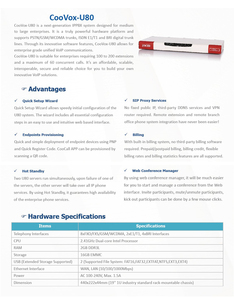 <span class=keywords><strong>Voip</strong></span> PBX--U80, zycoo coovox IP PBX hỗ trợ 200 SIP người dùng với 2 <span class=keywords><strong>USB</strong></span>, 2 cổng Gigabit - Product Image 3