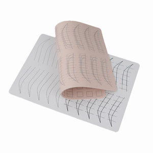 Piel de Silicona Blanca para Práctica de PMU con Logotipo Personalizado, Patrón de Trazos Finos, Almohadilla de Entrenamiento de Látex - Product Image 4