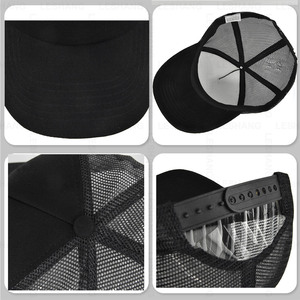 Alta Qualidade Curve Brim Plain Blank Patch 5 Painel Mesh Baseball <span class=keywords><strong>Cap</strong></span> Custom Bordado Logotipo 2 Dois Tons De Algodão Trucker Chapéus - Product Image 5
