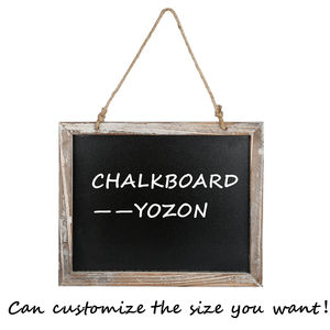 <span class=keywords><strong>Tableau</strong></span> noir en bois personnalisé, panneau de <span class=keywords><strong>craie</strong></span> décoratif Vintage, pour cuisine, avec cadre - Product Image 2