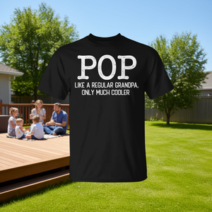 T-shirt Pop Like A Regular Grandpa Only Much Cooler - Product Image 2