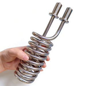 Élément chauffant à immersion en cuivre de type spirale OEM multi-tension pour chauffe-eau 220V/120V, prix compétitif, personnalisable - Product Image 1