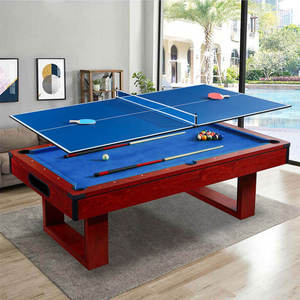 Hot Selling 3 in 1 Multi Functions Game <b>Table</b> 9FT Strong Billiard Pool with Automatic Ball Return for Sale - Product Image 3