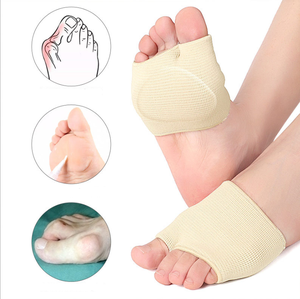 KSY cura dei piedi diabetici cuscinetti per maniche metatarsali manicotto per borsite a mezza punta con suola cuscinetti in Gel per avampiede - Product Image 2