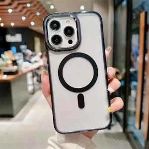 Étui de téléphone magnétique transparent de haute <span class=keywords><strong>qualité</strong></span> pour Samsung Galaxy S26 S25 Ultra A57 A37 A56 A07, coque transparente compatible avec la charge sans fil - Product Image 5