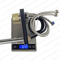 Robinet de cuisine en acier inoxydable à poignée unique, avec fonction de rotation, pour eau chaude et froide, à cascade