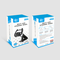 Volant de course KJH-P5-013 pour PS5 avec 4 ventouses pour manette de jeu PS5
