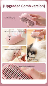 Cepillo Eléctrico de Lujo 3 en 1 para Gatos, Carga USB, Ecológico, Uso en Baño, Eliminación de Pelo con Vapor, Autolimpieza, para Eliminar el Pelo Suelto - Product Image 4