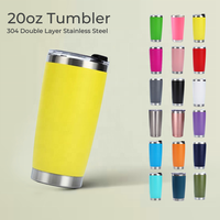 Gobelet isotherme en acier inoxydable de 20 oz avec logo personnalisé, double paroi, mug à café thermique, cadeau promotionnel pour les événements professionnels