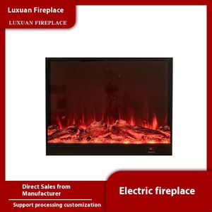 Nhúng Sưởi Ấm Lò Sưởi Điện LED Ánh Sáng Ngọn Lửa Kỹ Thuật Số Bếp Lõi Nóng Dễ Dàng Chèn Nhà Nhân Tạo Lửa Cho Khách Sạn Kim Loại - Product Image 2