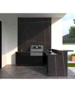 2025 dorene cao cấp L hình dạng BBQ đảo ngoài trời Bếp nướng tủ với đá thiêu kết Countertop kèm theo thanh chậu vòi - Product Image 2