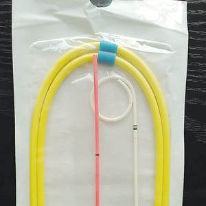 Set <span class=keywords><strong>Stent</strong></span> urial 6fr susu putih jangka pendek dengan pendorong dan kawat panduan, terbuka/terbuka atau terbuka/disegel - Product Image 2