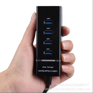 Hub USB 3.0 de 4 puertos, transferencia de datos a gran velocidad con indicador LED para expansión de computadora - Product Image 2