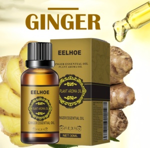 Huile de gingembre pour le massage amincissant du ventre, huile de curcuma pour le soulagement du <span class=keywords><strong>stress</strong></span>, amélioration du teint, amincissement du corps, huile essentielle pour le soin de la peau 30 ml - Product Image 2