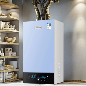 <span class=keywords><strong>Chaudière</strong></span> combinée électrique et gaz naturel 50 kW à condensation avec échangeur de chaleur en cuivre, chauffe-eau domestique à gaz de combustion, boîtier en acier - Product Image 3