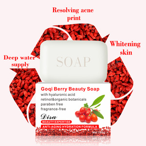 Sapone Naturale al Latte e Erbe del Produttore Gouqi, Saponetta Solida Arricchita per Schiarire e Pulire la Pelle degli Adulti, Cura della Pelle - Product Image 4