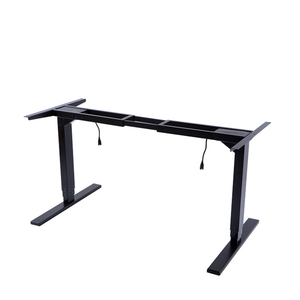 Mesa de trabajo ajustable eléctricamente para ordenadores de oficina de diseño neoclásico con altura ajustable - Product Image 3