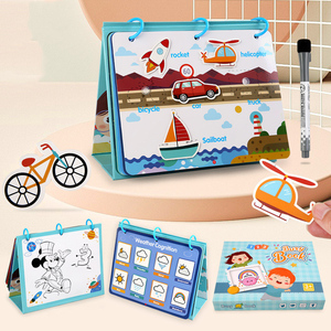 Último juguete educativo de cognición del alfabeto para niños, aprendizaje preescolar, libro de pasta de pensamiento lógico Montessori, mi primer libro ocupado - Product Image 2
