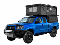 Hiperlion - Remolque de Aluminio para Camioneta, Tipo Hard Shell, Deslizable, para las Cuatro Estaciones, Apertura Automática Rápida, Espacioso y Duradero