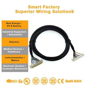 Kabel Holter ECG dan Kabel Harness Medis dengan Konektor Bulat 7 Pin dan Konektor 7 Kutub untuk Instrumen Biomedis dan Monitor - Product Image 3