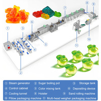 HNOC Starch Mogul Gummy Bear Machine de dépôt Ligne de production de confiseries pour bonbons
