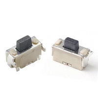 Interrupteur Tactile 2*4*3.5/3.8mm à 2 Broches, Actionné Latéralement, Mini Bouton Poussoir SMD, Double Ressort Résistant, Interrupteur Tactile Latéral
