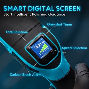 Car Shield 125mm 5 Zoll 15mm Orbit Digitaler Auto Polierer Poliermaschine Exzenterpoliermaschine mit Intelligentem Bildschirmdisplay - Product Image 3