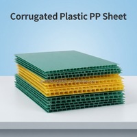 Plaque en plastique ondulé transparent en polypropylène recyclé 2-12 mm / Panneau creux en PP