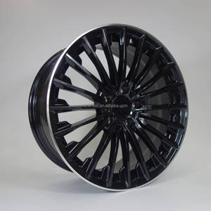 Jantes <span class=keywords><strong>Mercedes</strong></span> <span class=keywords><strong>W177</strong></span> W206 W205 W213 W251 Flow Forming pour Benz <span class=keywords><strong>Classe</strong></span> <span class=keywords><strong>A</strong></span>/C/E/S AMG/<span class=keywords><strong>Classe</strong></span> E Face Usinée Noire Lèvre Usinée Noire - Product Image 3
