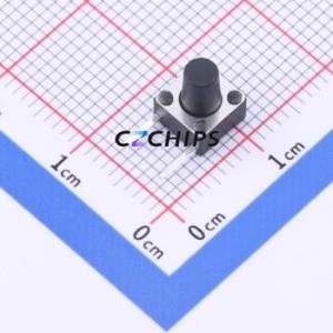 TSD007A08026A03 Tactile Switch Bent Lead Through Hole,6x6mm Switch Round Button 2.6N Right Angle Insert 6mm - Product Image 1